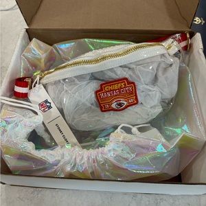 Brand New Stoney Clover Lane Fanny Pack with Kansas City Chiefs patch